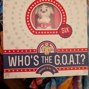WHO'S THE G.O.A.T? Game Box with Mascot Dog